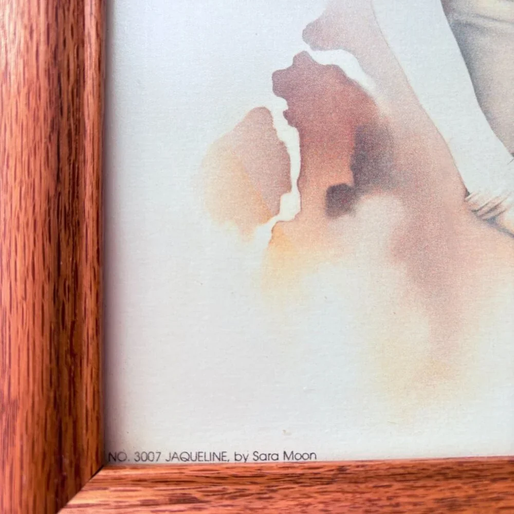 Vintage 1970s‎ Sara Moon Framed Art Prints Jacqueline & Gina